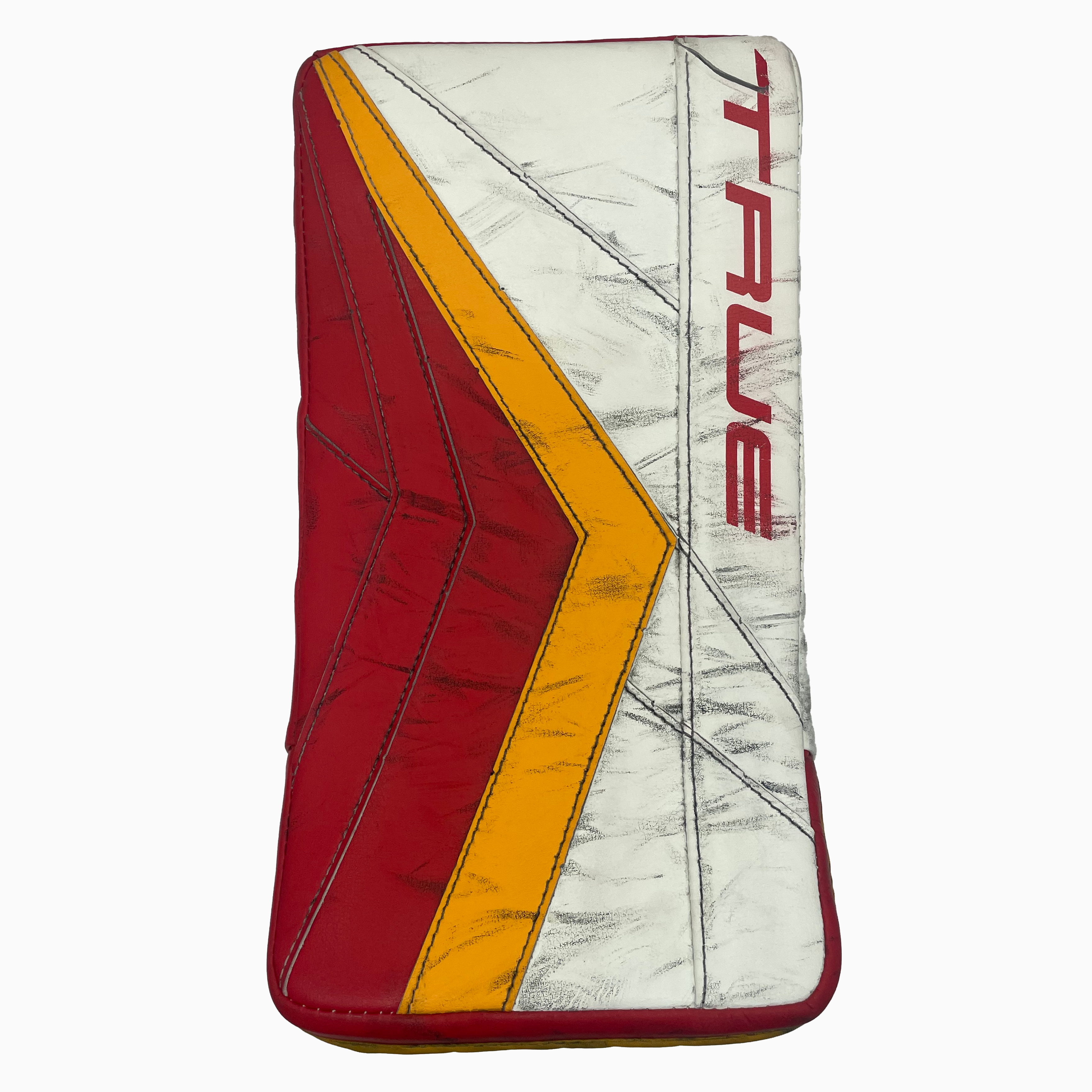 True Catalyst PX3 - Ensemble de gardien de but Pro Stock d'occasion (rouge/jaune/blanc)